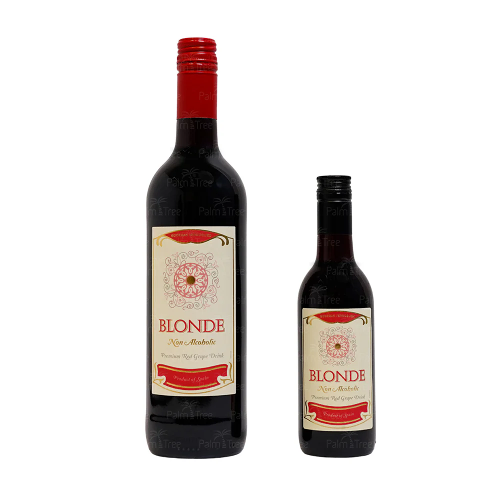 Blonde Premium Non-Alcoholic Red Grape Wine - Image 3