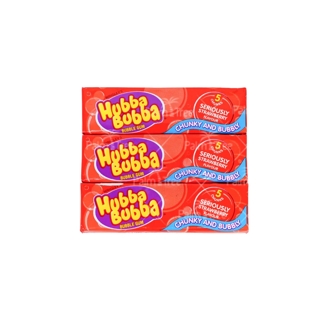 Hubba Bubba Bubble Gum - Strawberry Flavour