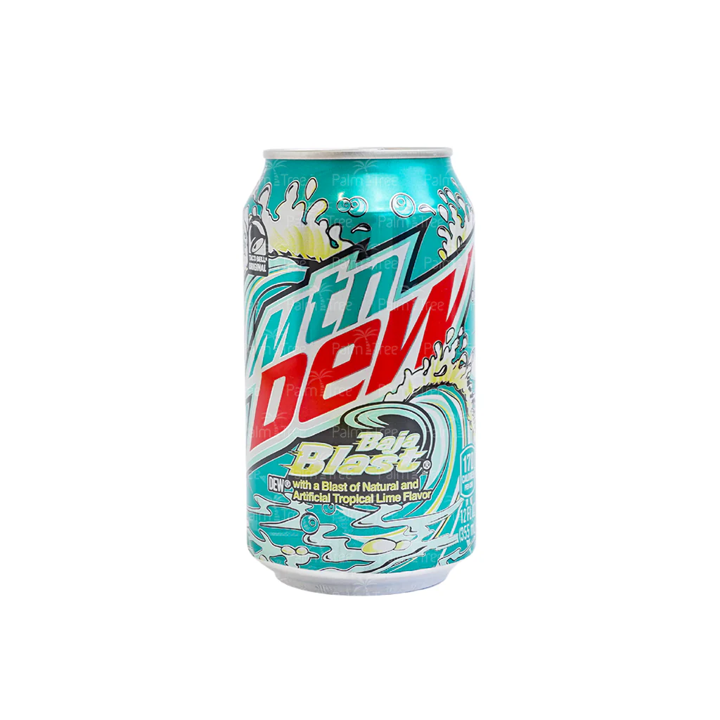 Mountain Dew Baja Blast 355ml – Tropical Lime Soda