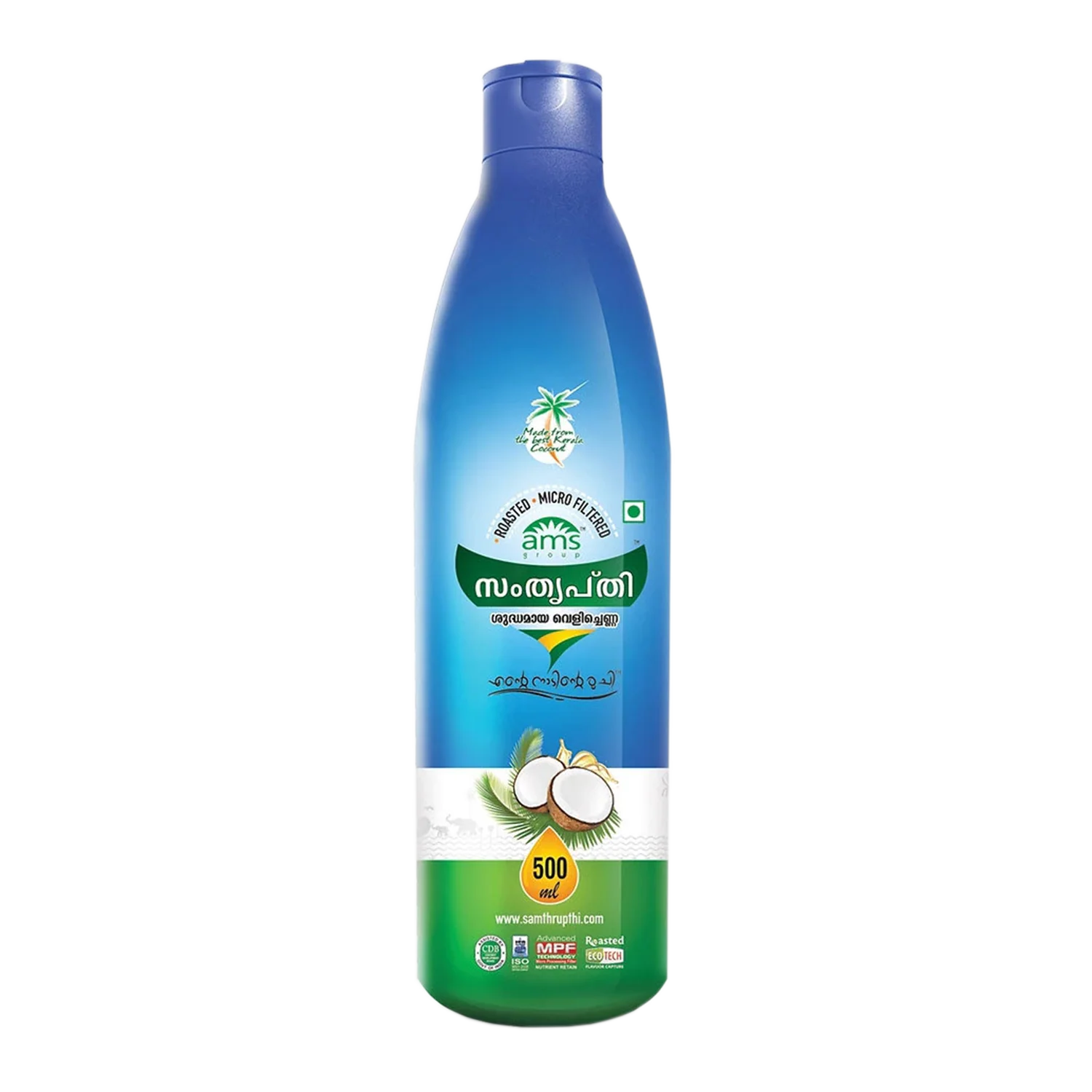 Samthrupthi Pure Coconut Oil Blue 500 ML