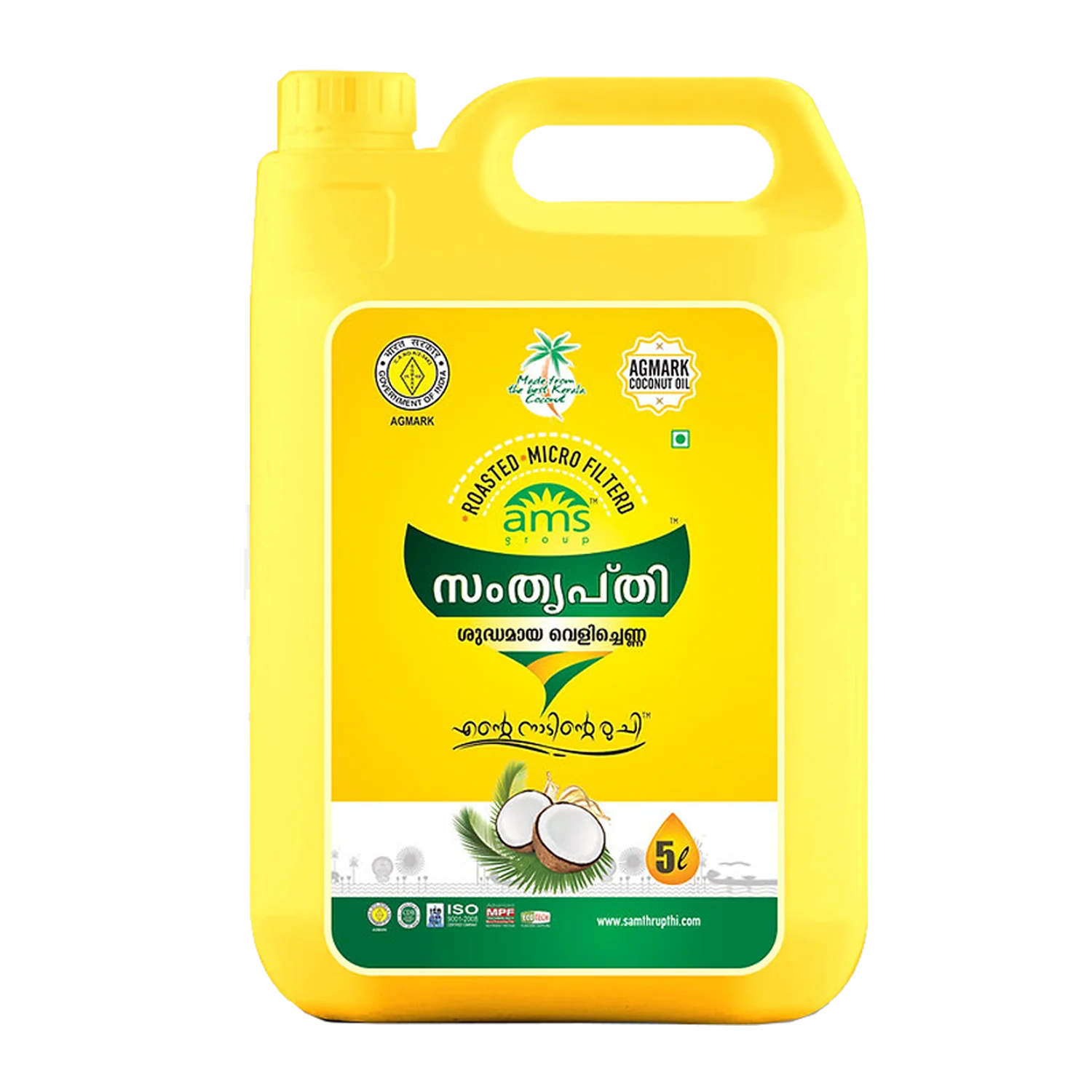 Samthrupthi Pure Coconut Oil Can 5000 ML