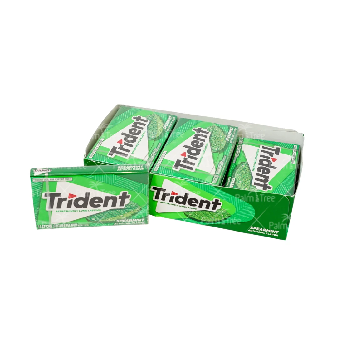 Trident Spearmint Sugar Free Gum - Image 2